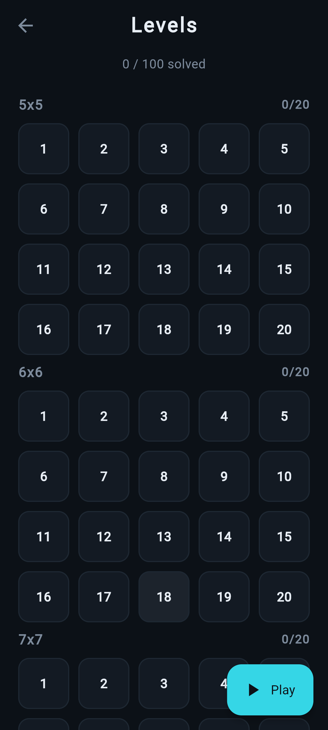 Level select