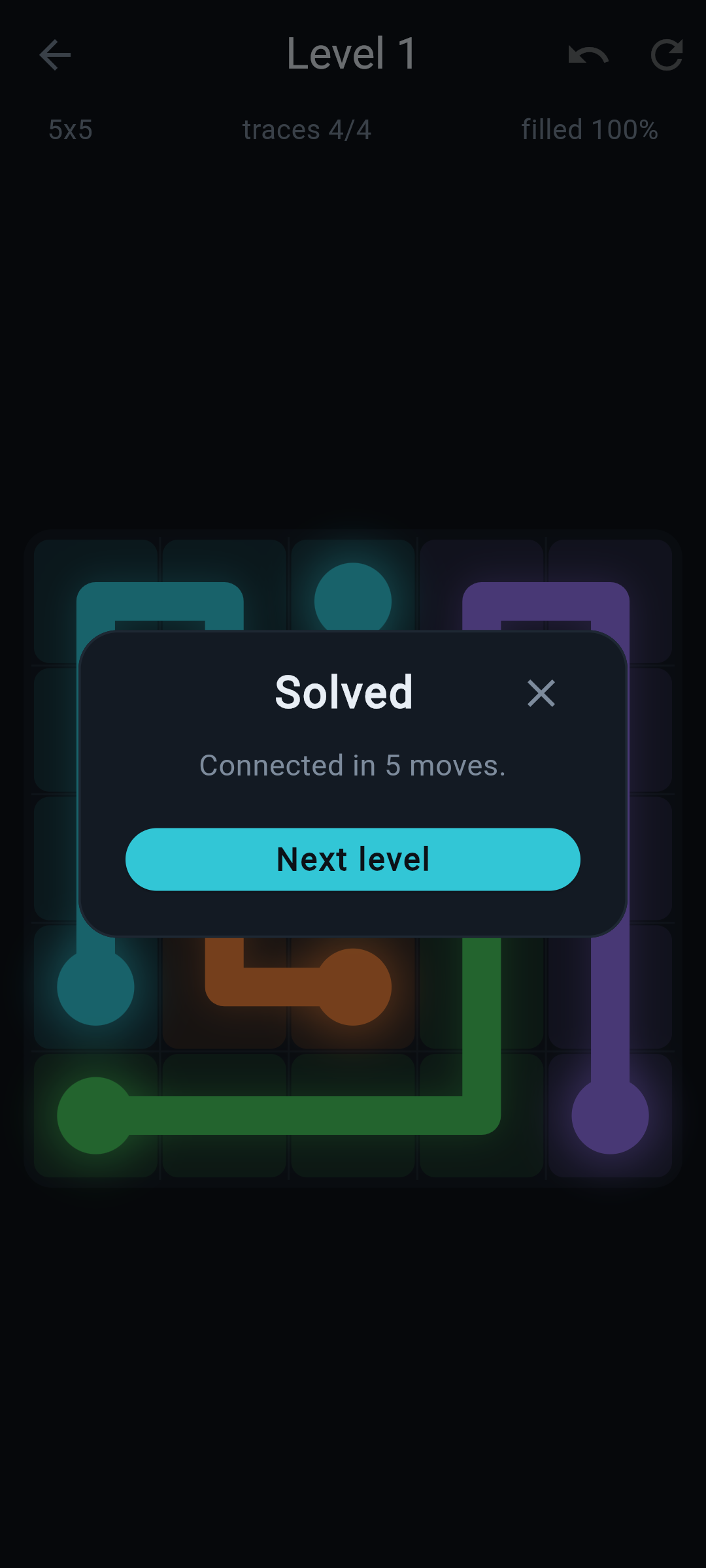 Solved puzzle