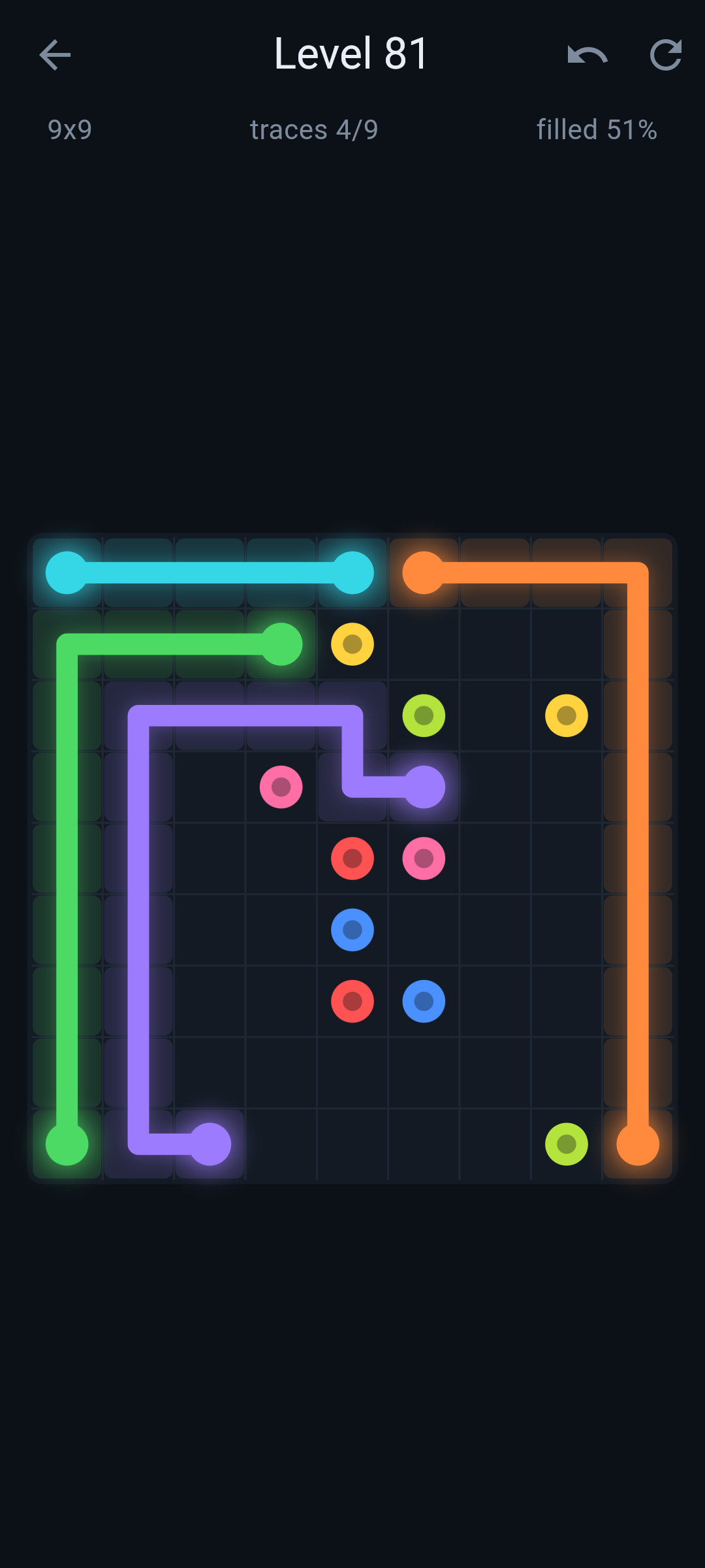 Advanced 9x9 grid